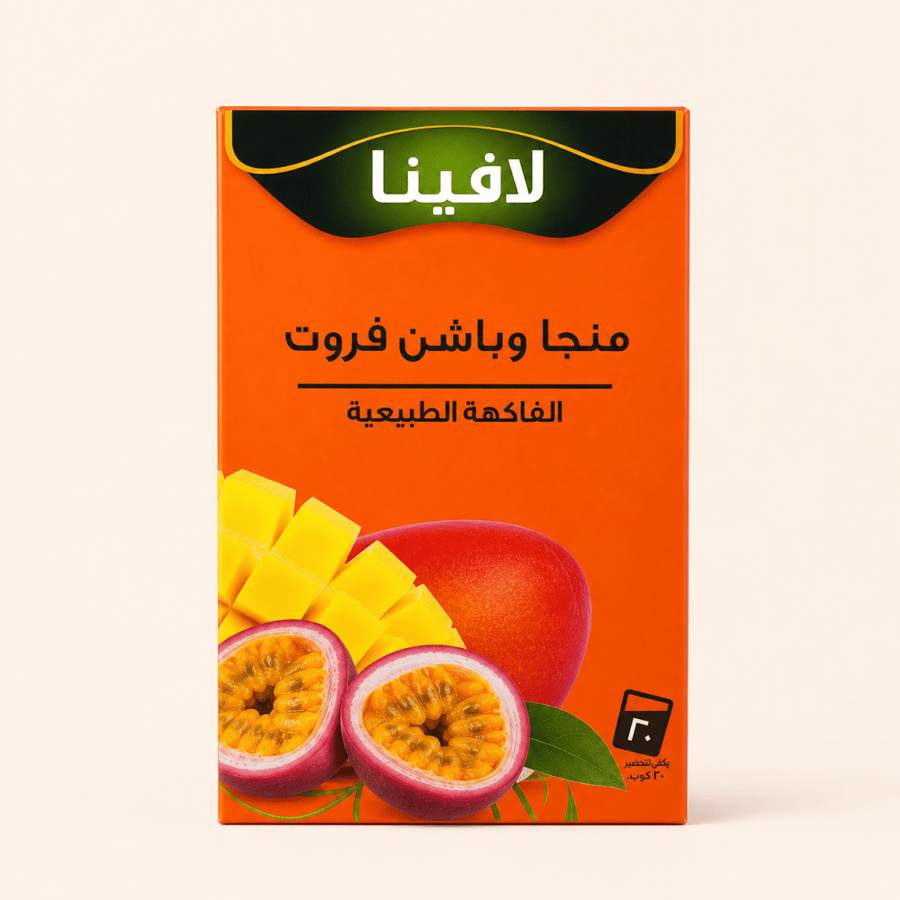 شاي منجا وباشن وفروت لافينا 20 كيس
