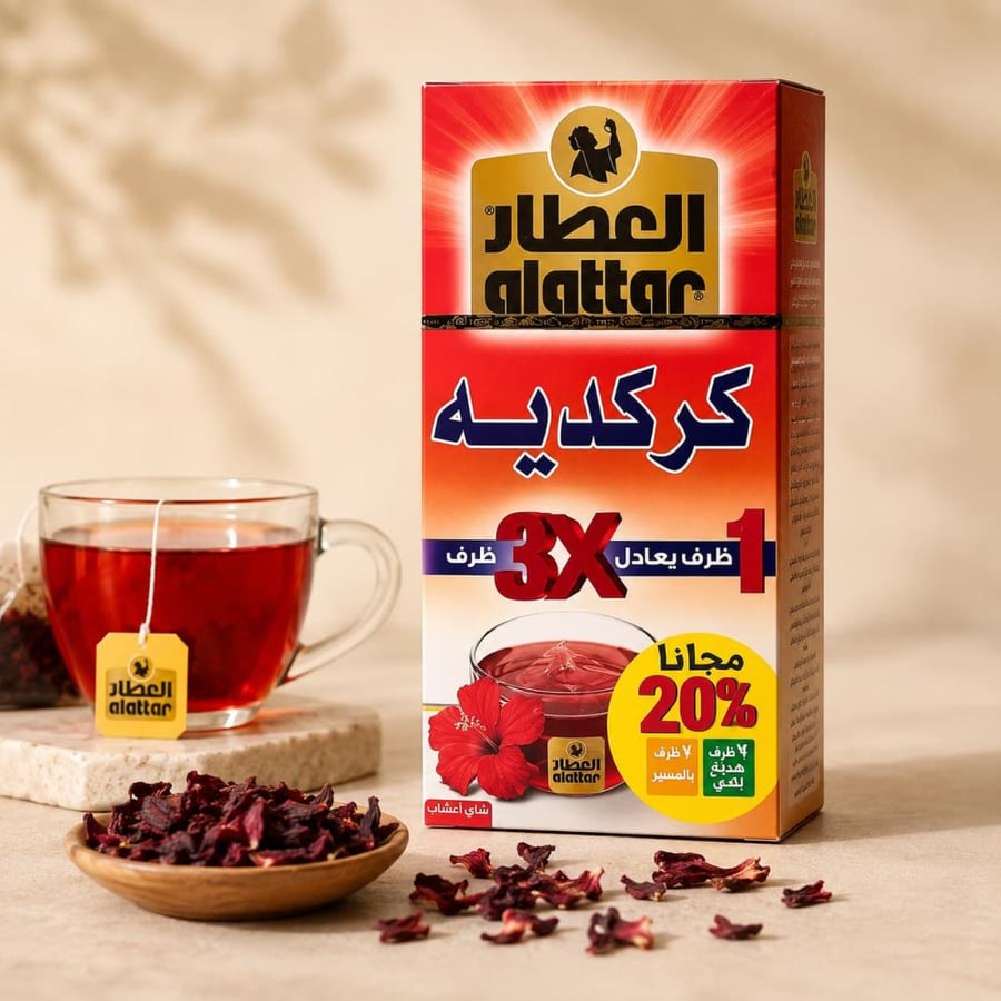 كركديه العطار 20 ظرف