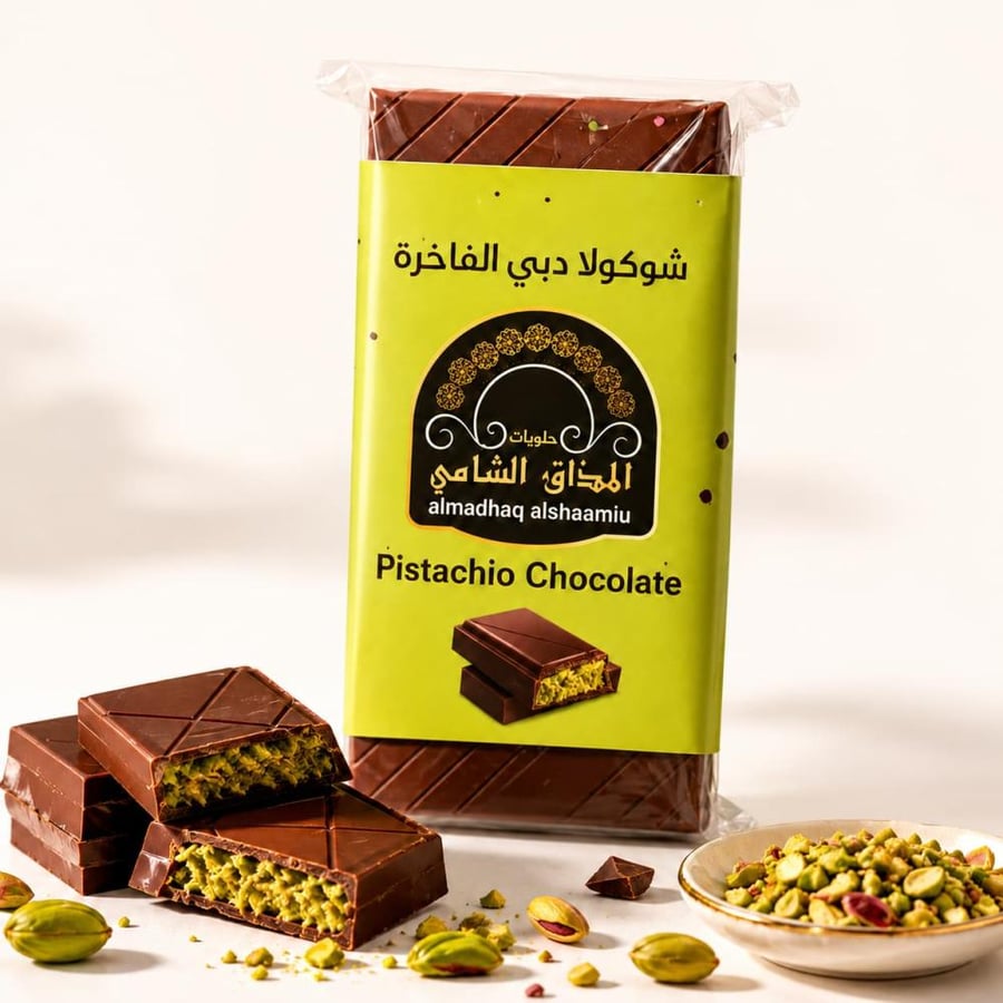 شوكولا دبي الفاخرة المذاق الشامي