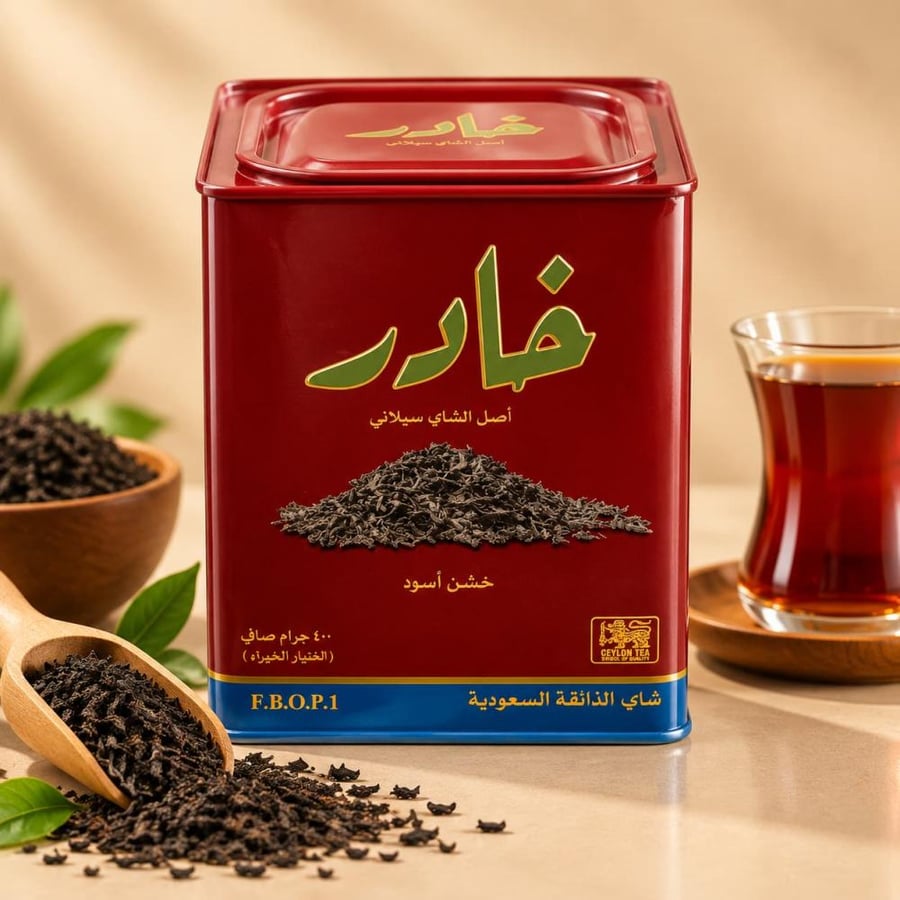 شاي خادر السيلاني الأسود الخشن FBOP1 400 جم