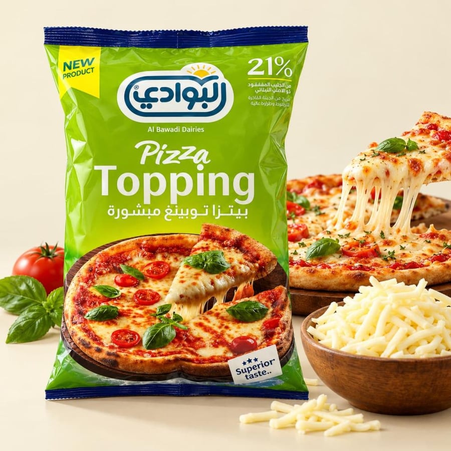 بيتزا توبينغ مبشورة البوادي 1 كيلو