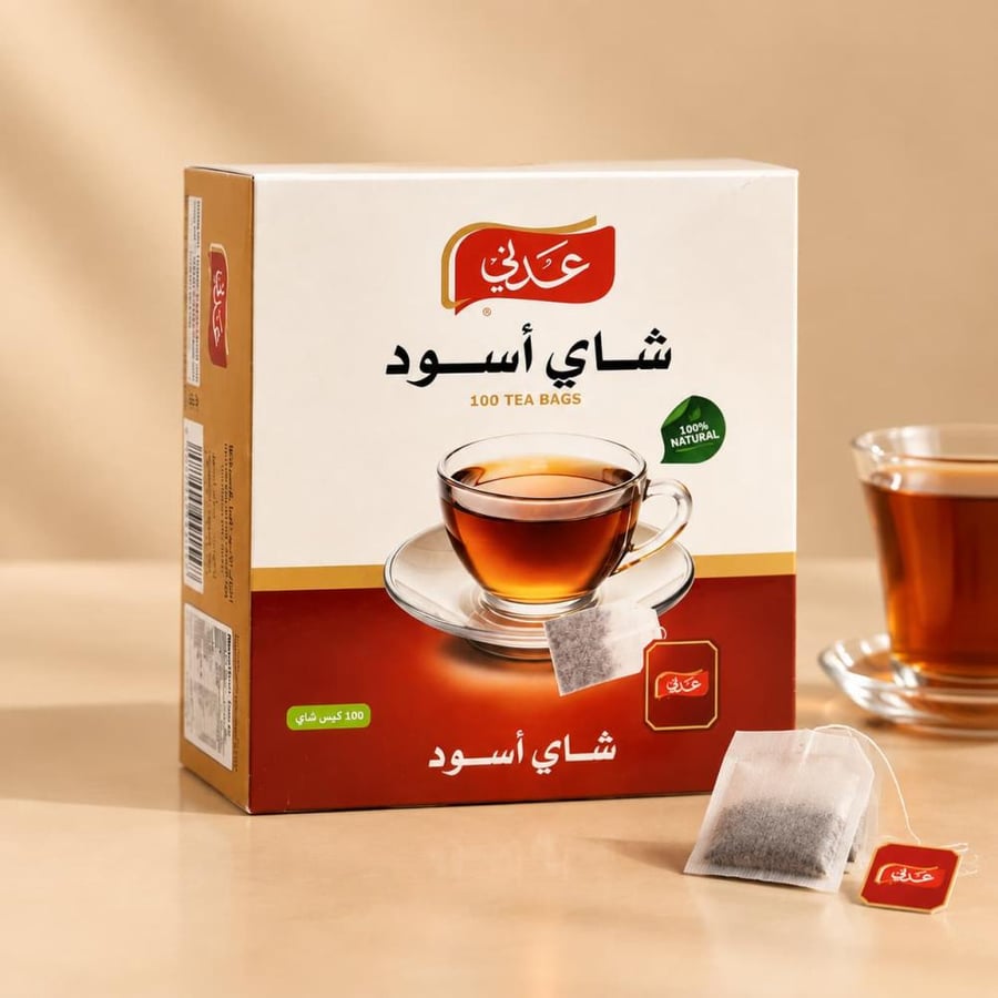 شاي عدني أسود 100 ظرف