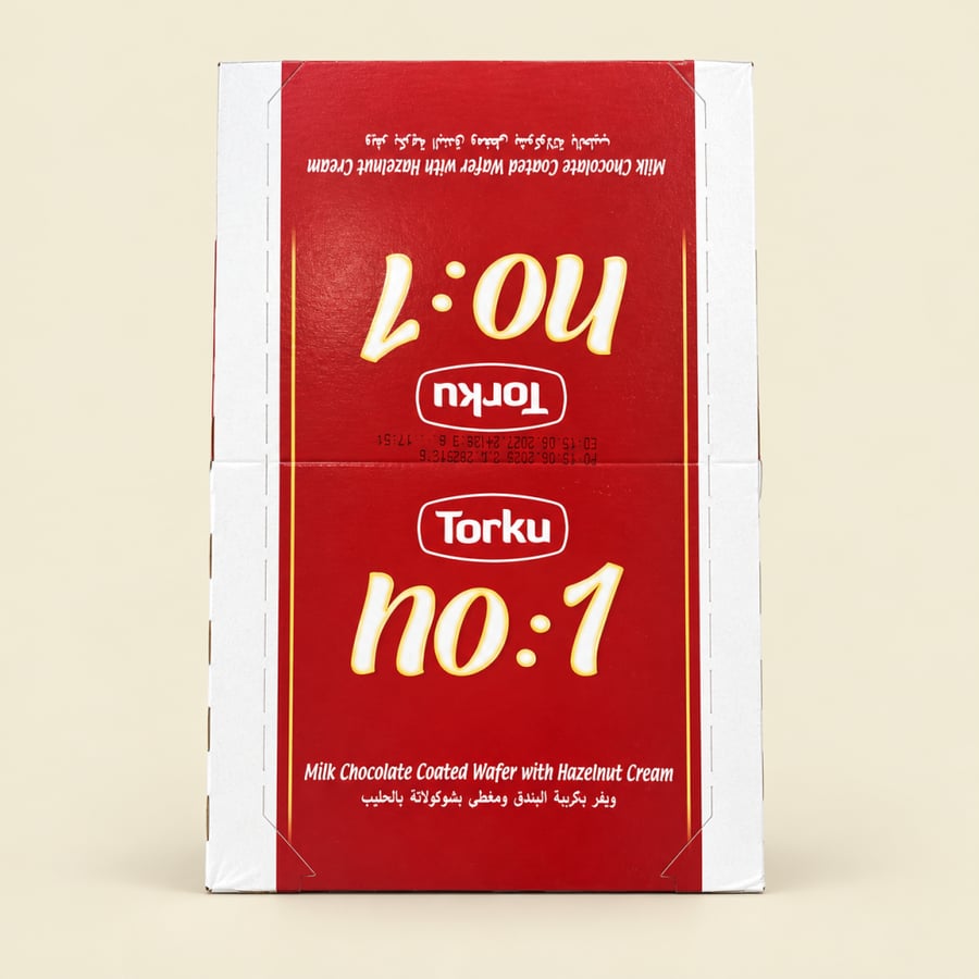 ويفر Torku No 1 بكريمة البندق وشوكولاتة الحليب
