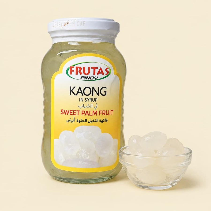 كاونج فاكهة نخيل حلوة في شراب  Frutas Pinoy