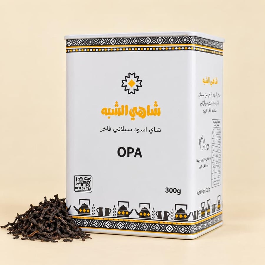 شاي الشبة OPA علبة حديد 300 جم