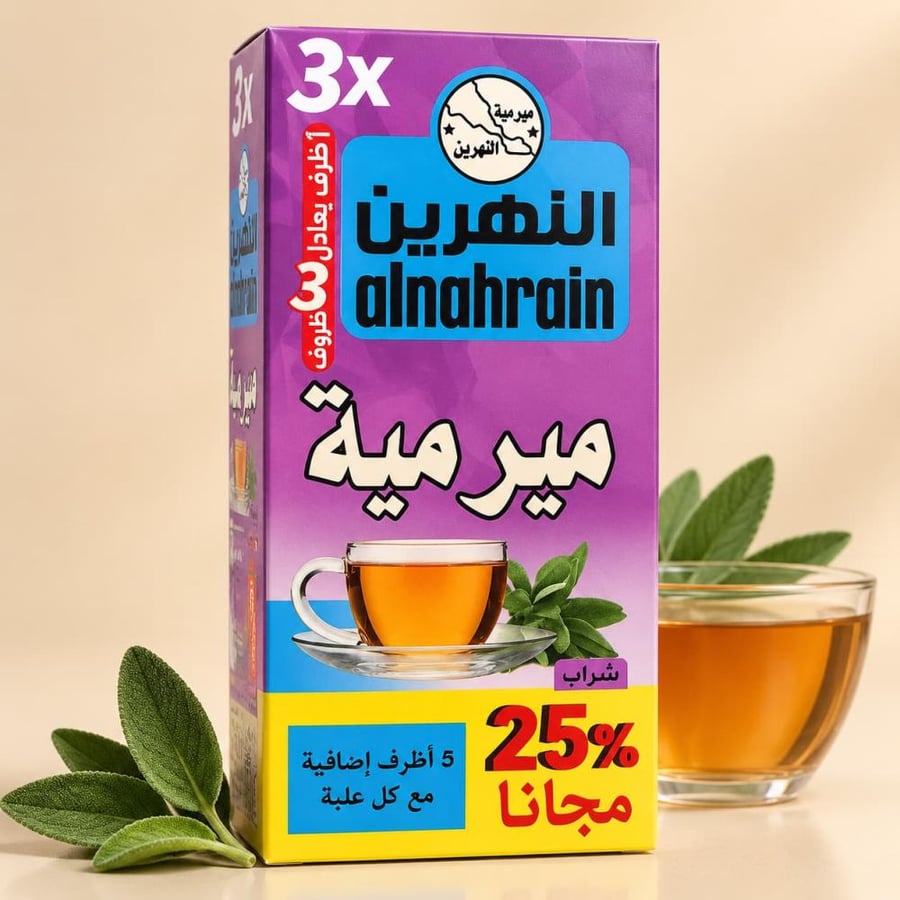 شاي النهرين ميرمية 25 ظرف