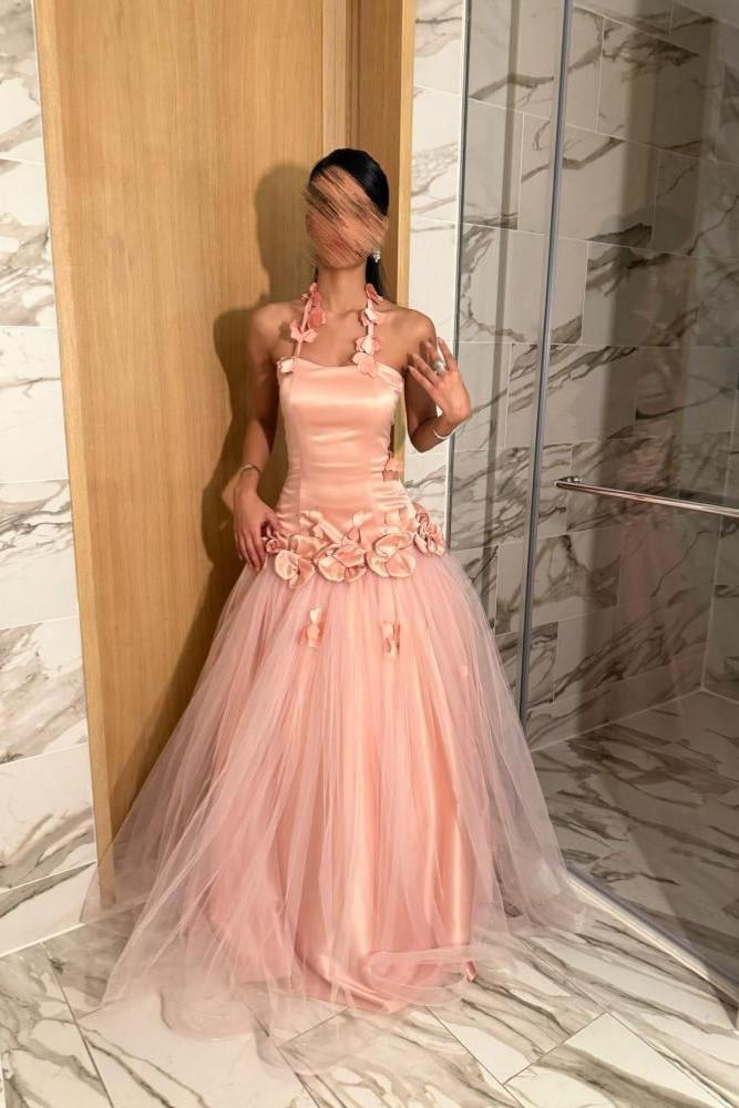 floral evening dress