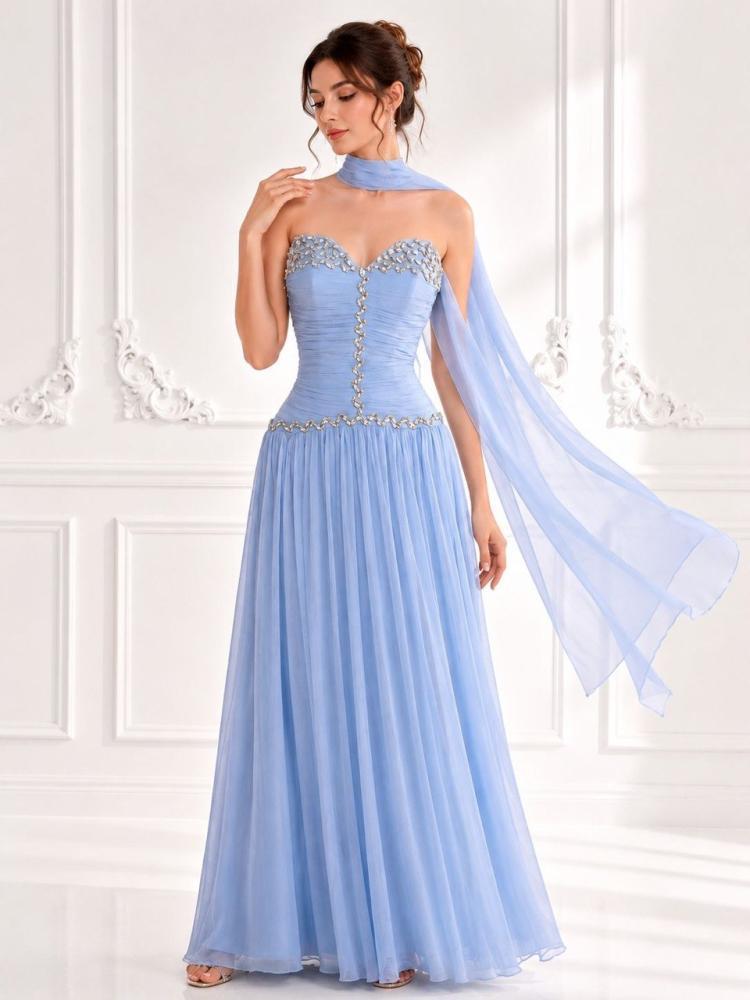 beaded evening dress