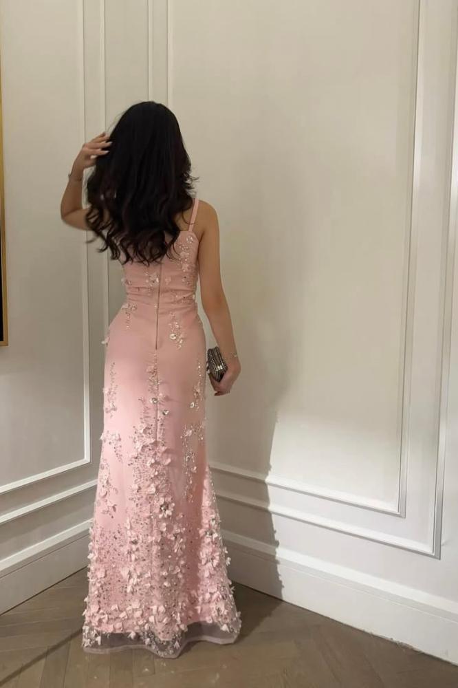 floral evening dress