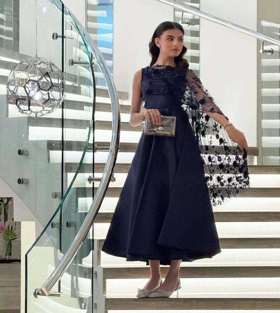 cape midi dress