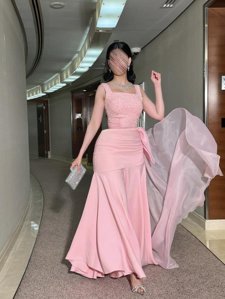 floral evening dress