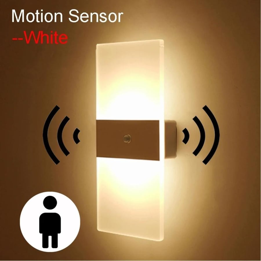 USB wall charging touch lamp, set of 3