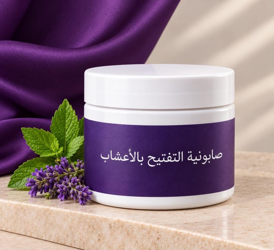 صابونية التفتيح بالأعشاب
