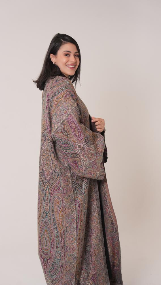 فروة شتوية نسائي كشميري فاخرة