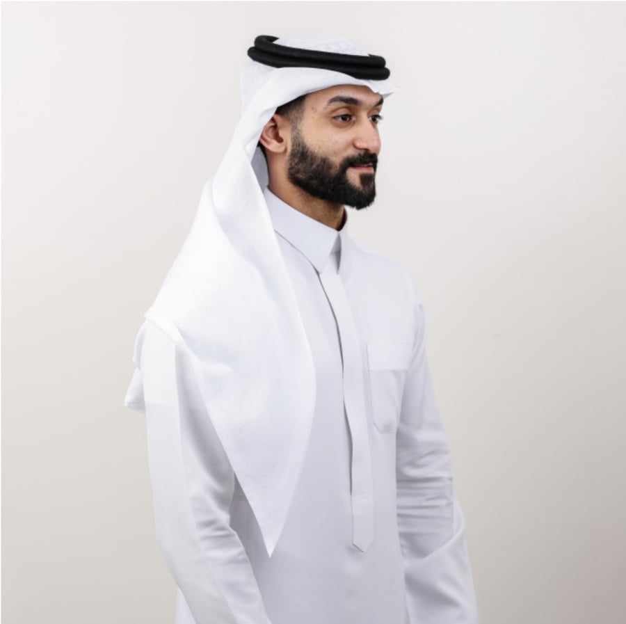 غترة بيضاء شلش