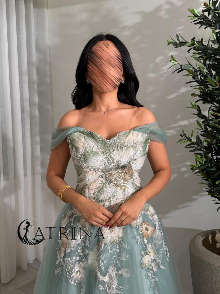 Luxury evening dress Tiffany