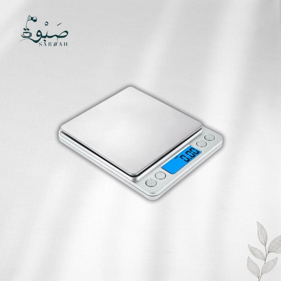 ميزان الكتروني صغير (فضي)