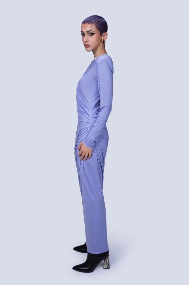 Lavender Jersey Dress