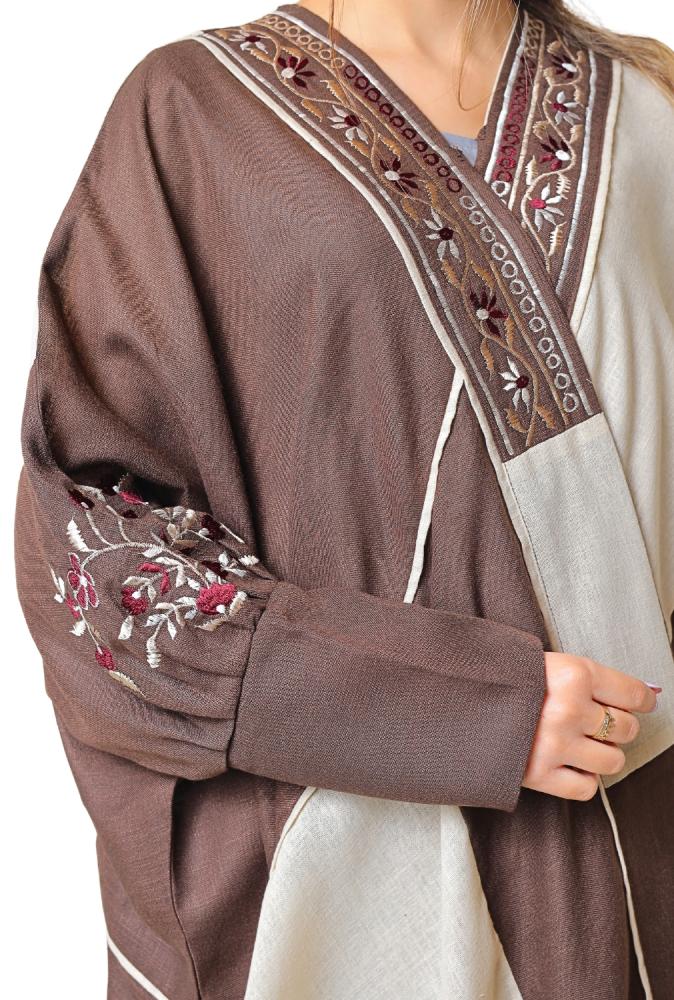 Colorful linen abaya 1119820