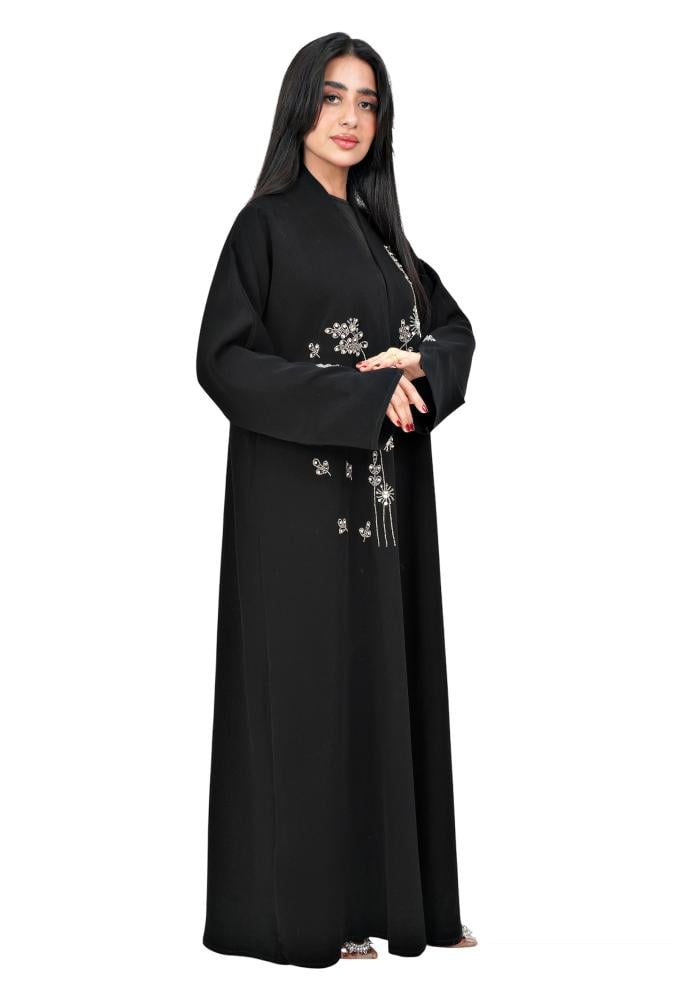 عباية لف بتطريز ابيض 1256302