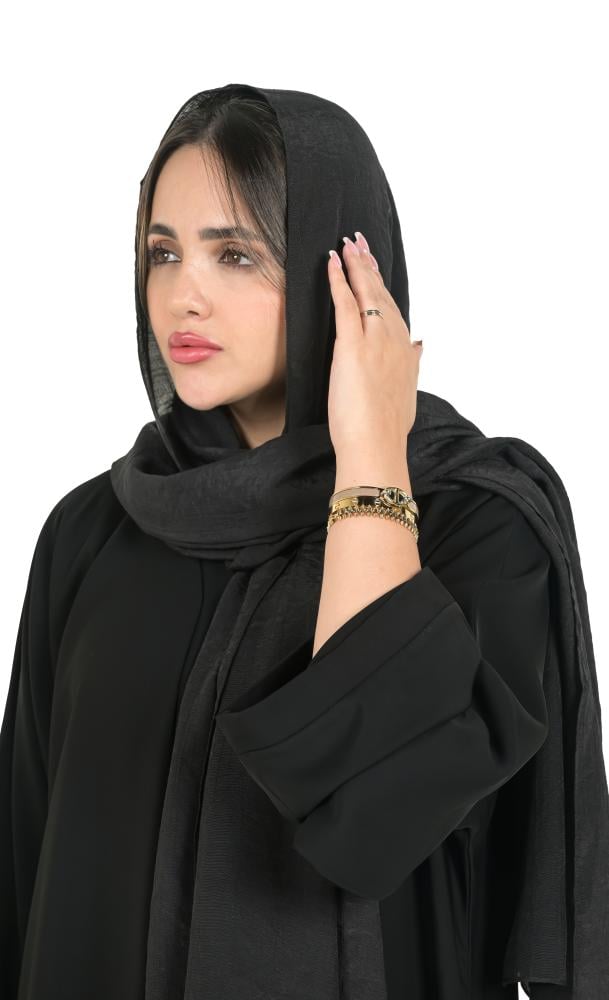 طرحة لينن سوداء 128201