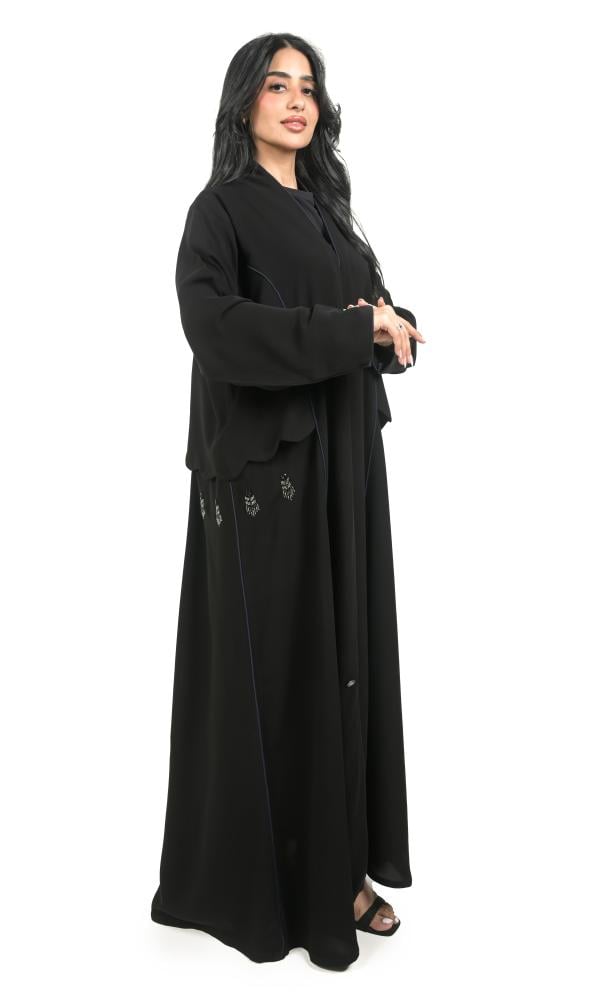 عباية لف مزينة بقيطان وتطريز فصوص على الجانبين 1388101