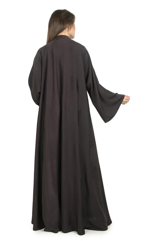 عباية لف بنقشة ورود جاكار 1382220