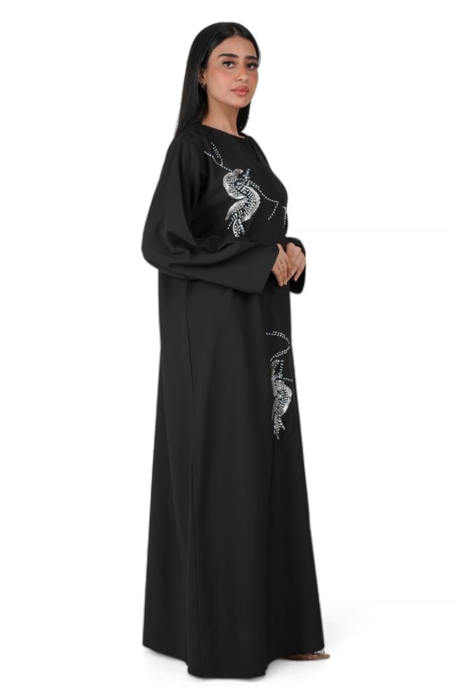 عباية بتطريز كرستال 1239701
