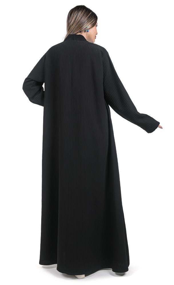 عباية لف بقماش مقلم  1258801