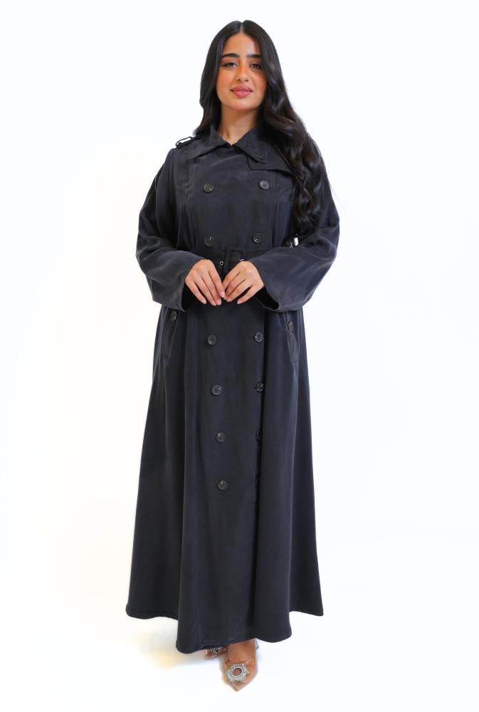 عباية ياقة  بأزرار مميزة 502401