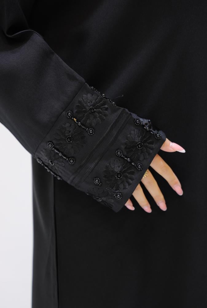 Embroidered abaya at the sleeve 1171601