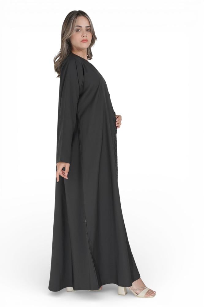 عباية كريب مع جاكار أمامي 1265901