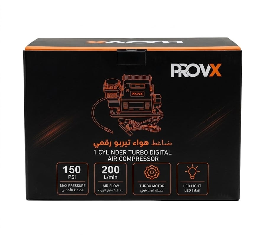 منفاخ هواء للسيارات بستم واحد خفيف الوزن ماركة PROVX