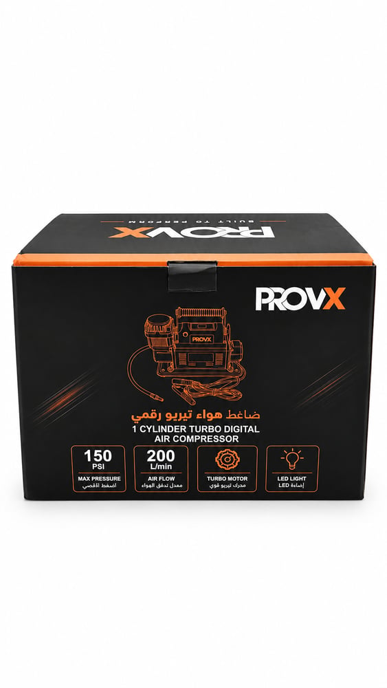 منفاخ هواء رقمي بشاشة إلكترونية بستم واحد ماركة PROVX