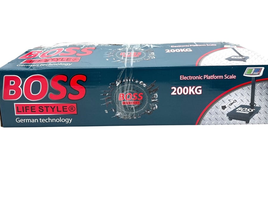 ميزان إلكتروني منصة 200 كجم شاشة رقمية - BOSS