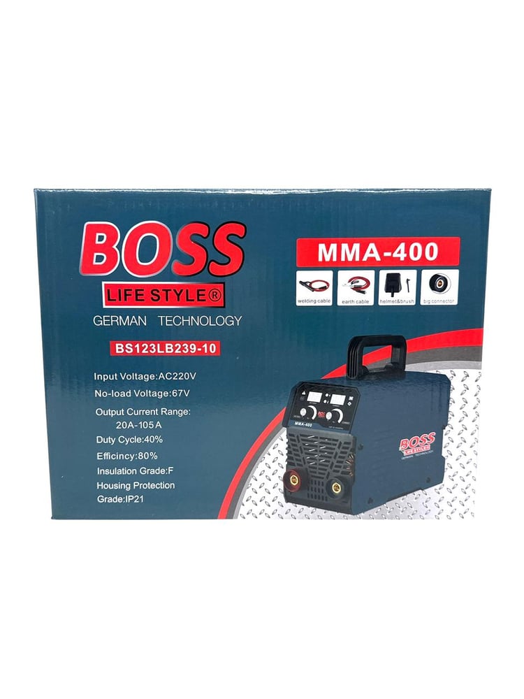 ماكينة لحام كهربائية MMA-400 أمبير – BOSS