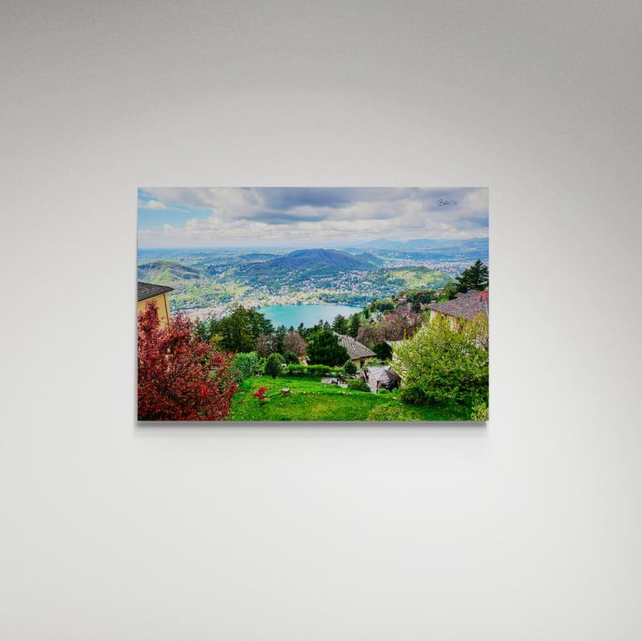 Artistic painting of Lake Como - Image (160)