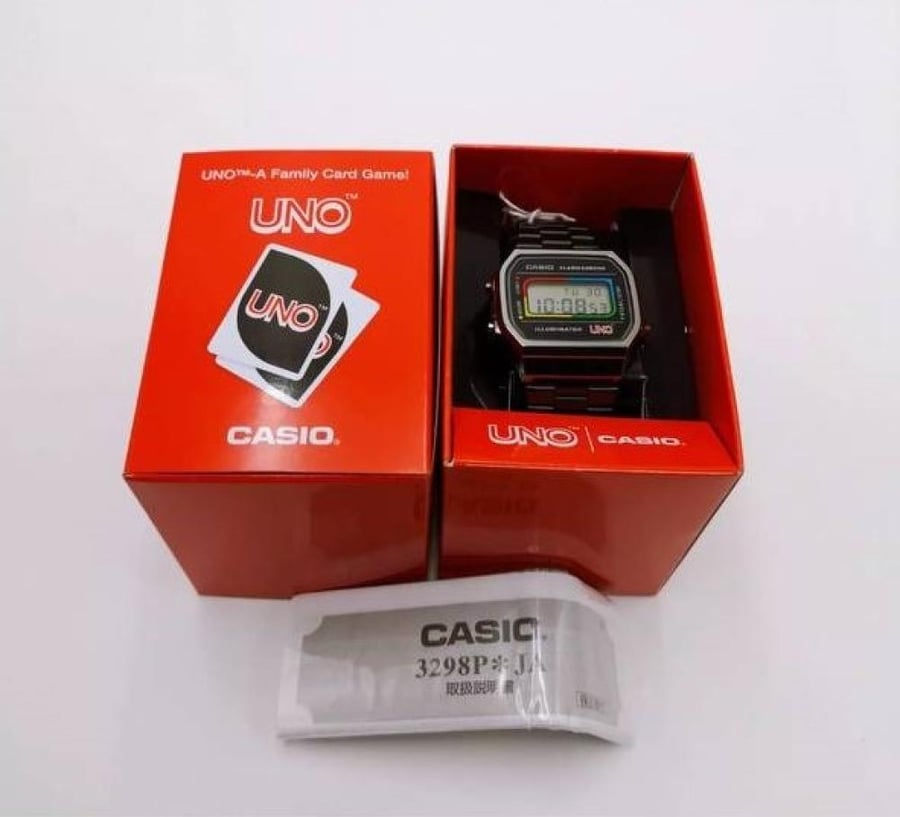 ساعة كاسيو بالتعاون مع لعبة أونو - إصدار محدود ومميز لعشاق التميز