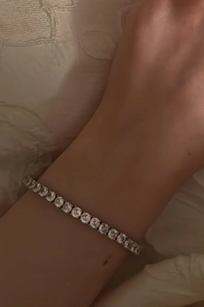 سوارة تنس فضه خالصه