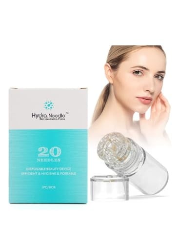 جولد ستامب للوجه 20 إبرة مع خزان سيروم – Hydra Needle