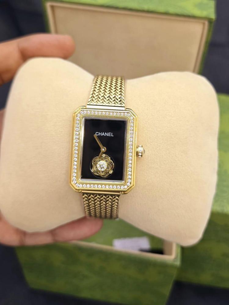 Gold Chanel watch