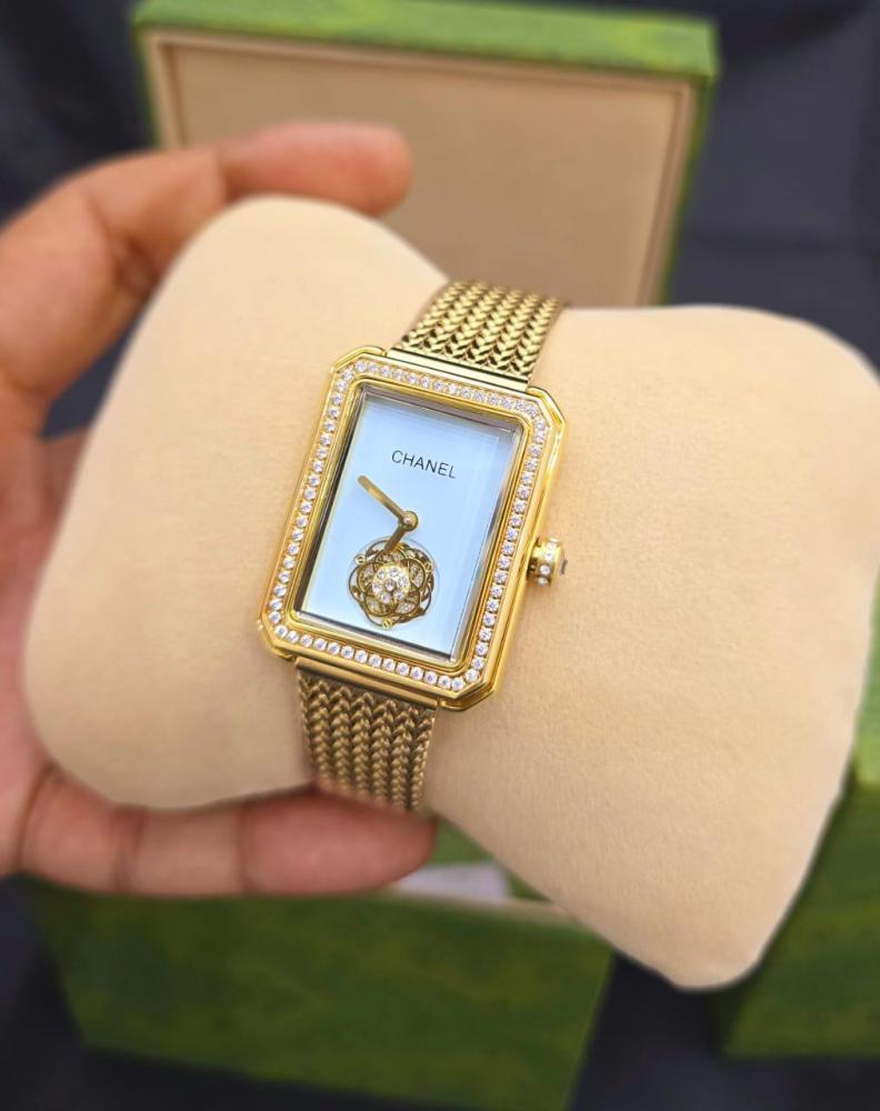 Gold Chanel watch