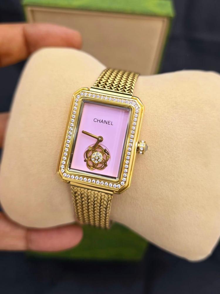 Gold Chanel watch