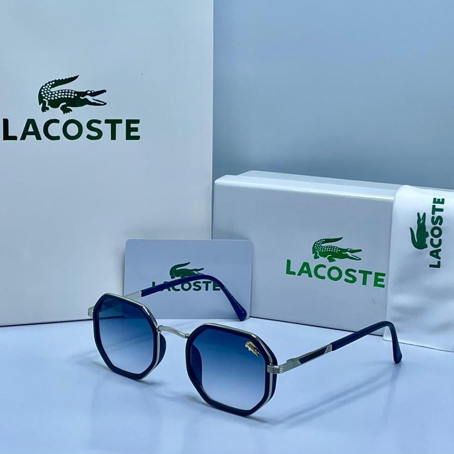 Lacoste sunglasses new edition navy blue column
