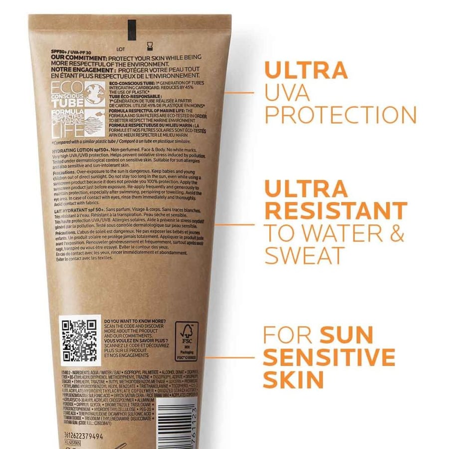 La Roche-Posay sunscreen lotion moisturizer Anthelios with SPF 50+, 250ml