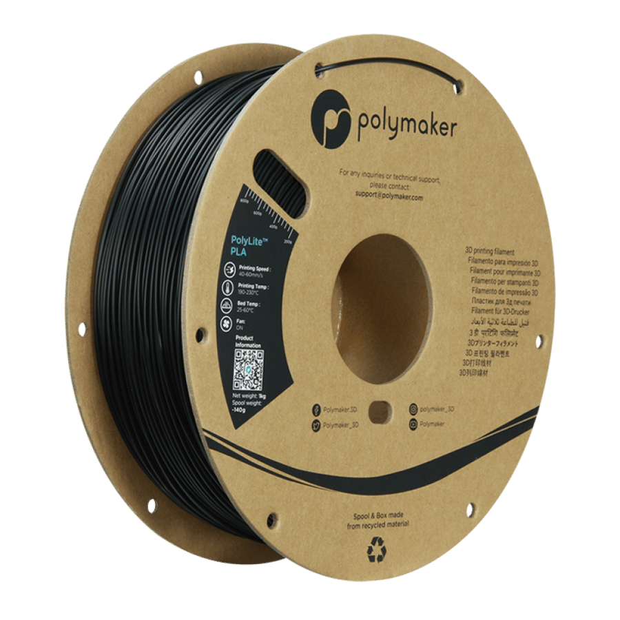 polymaker PolyLite™ PLA Black/1.75mm/1kg