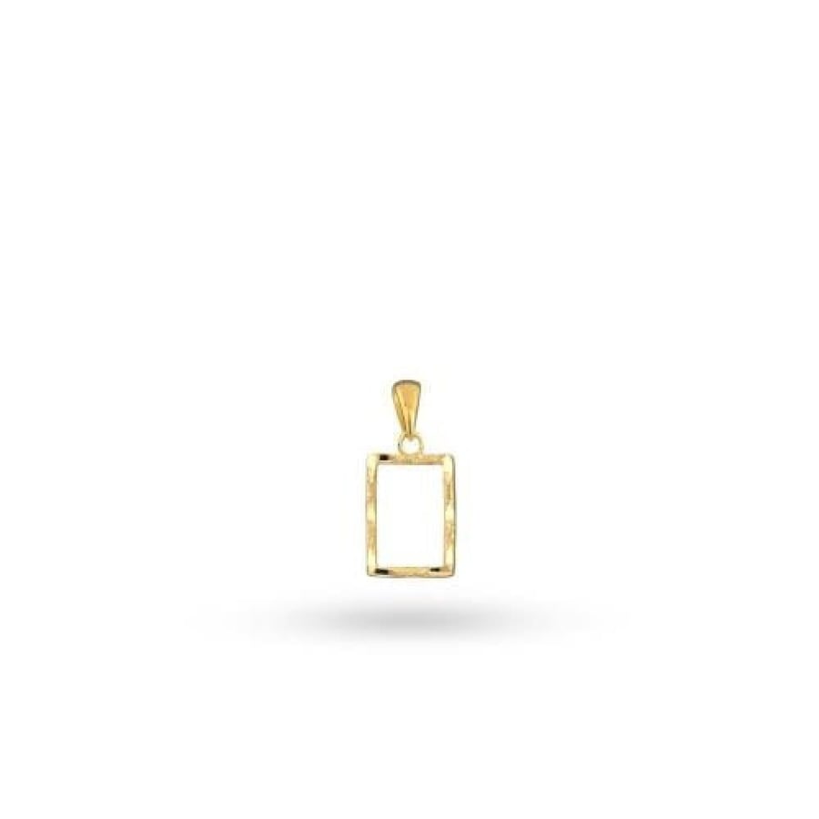 إطار سبيكة منقوش ومعين (1 غرام) عيار 21