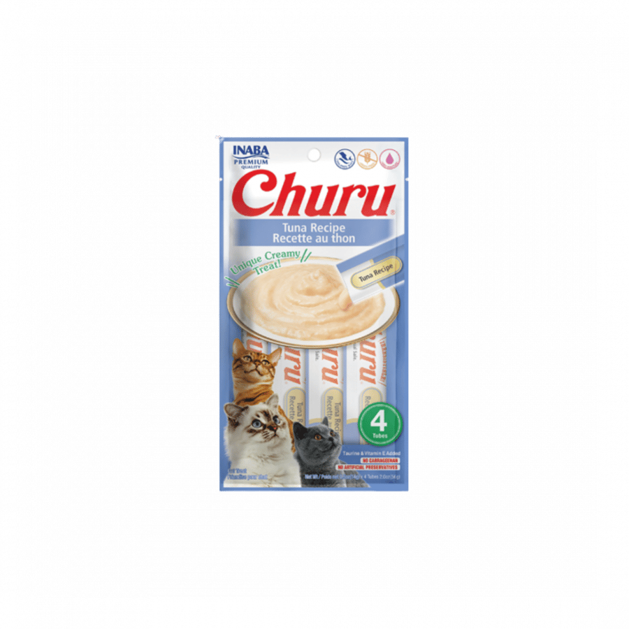 Inaba Churu - Cat Purée Treats with Natural Tuna - 14g