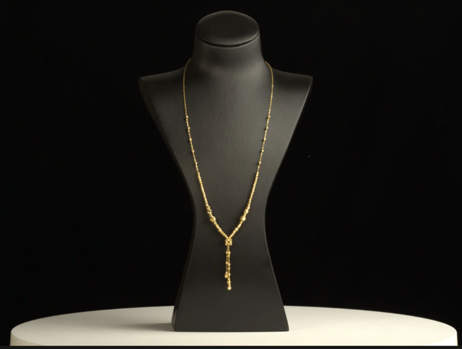 Gold prayer bead strand 6.4 grams