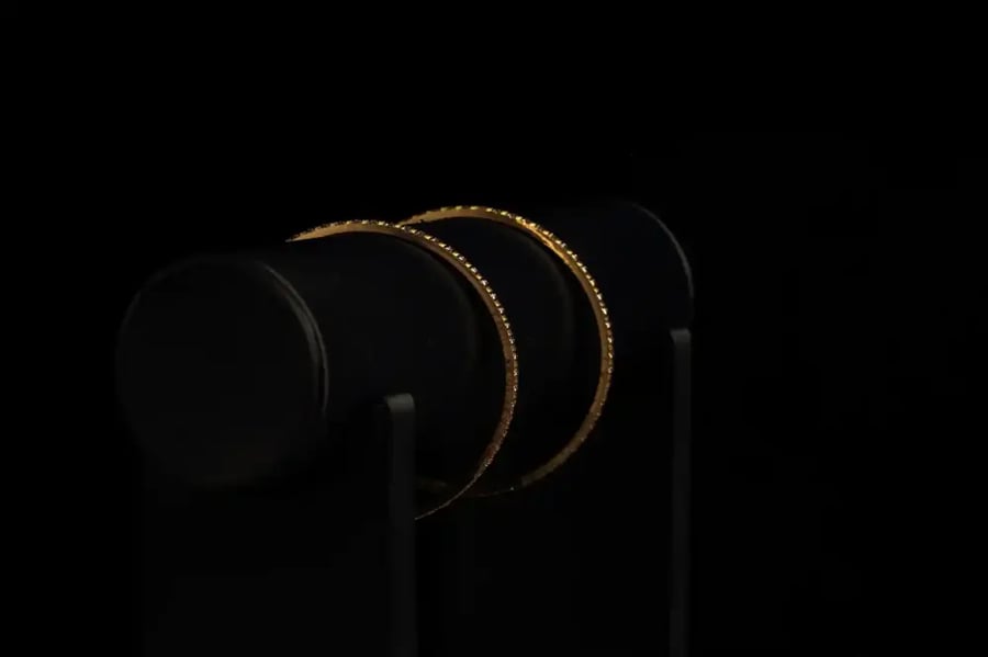 Wide earrings 7.3 grams